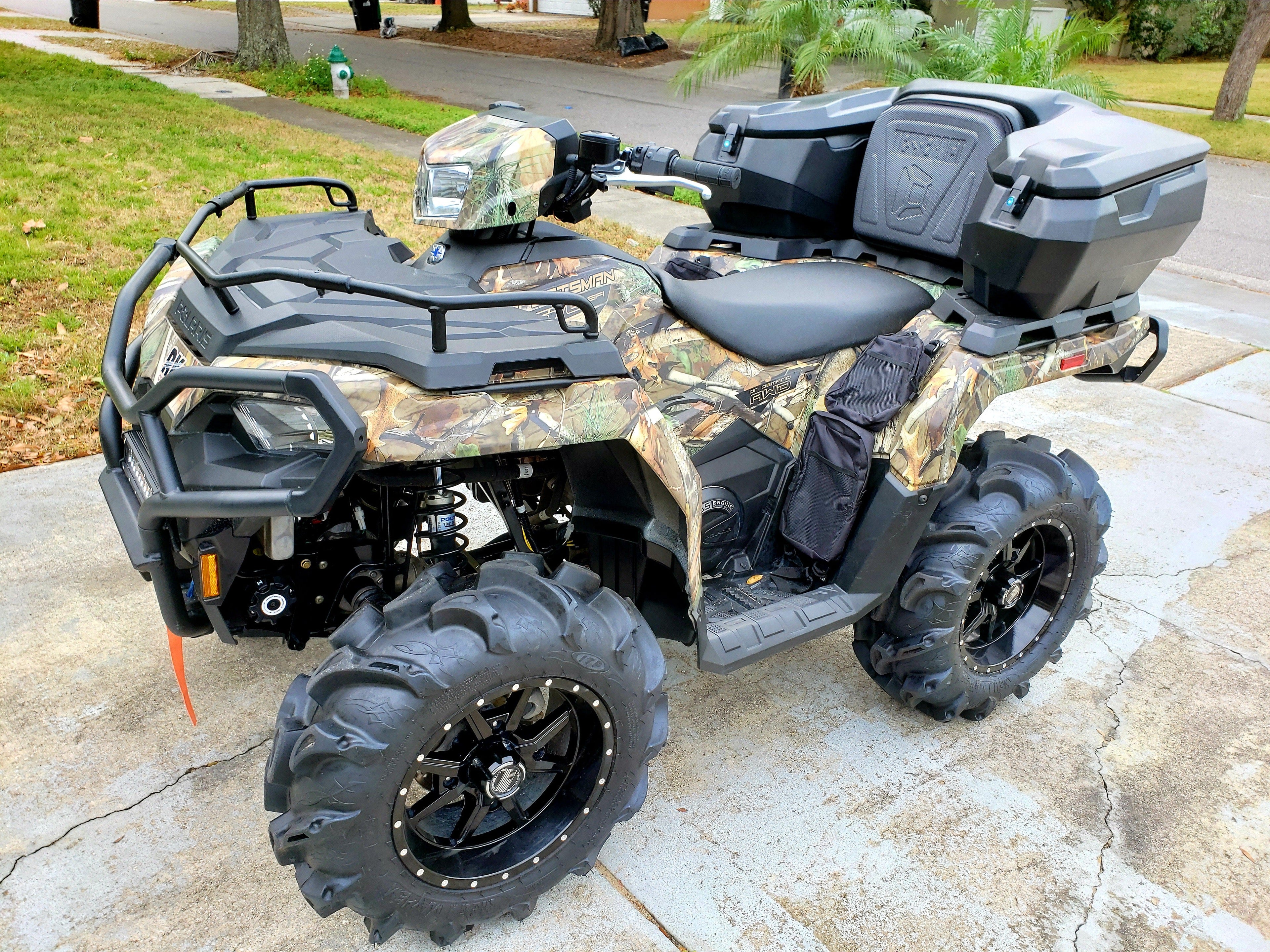 Gas Cans and Cargo Boxes for Polaris ATVs and UTVs