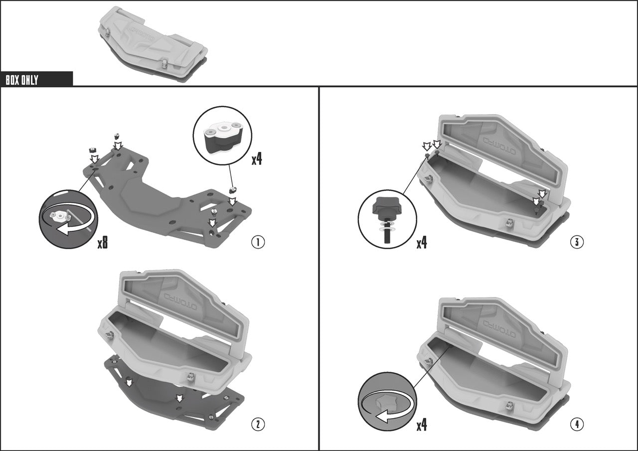 CFMOTO X6/CFORCE 625 front box by Tessearct