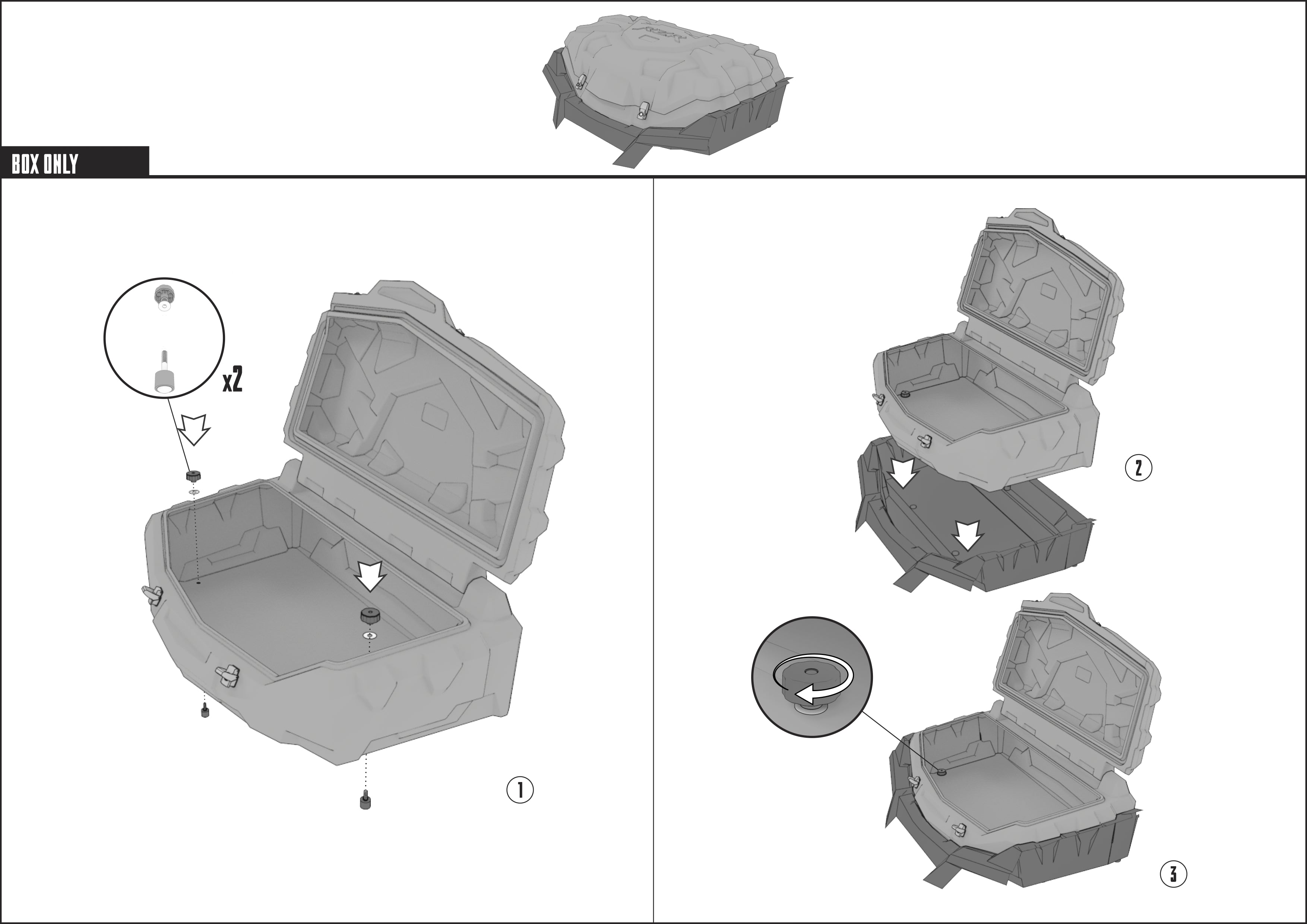 Rear Box for Polaris RZR 570