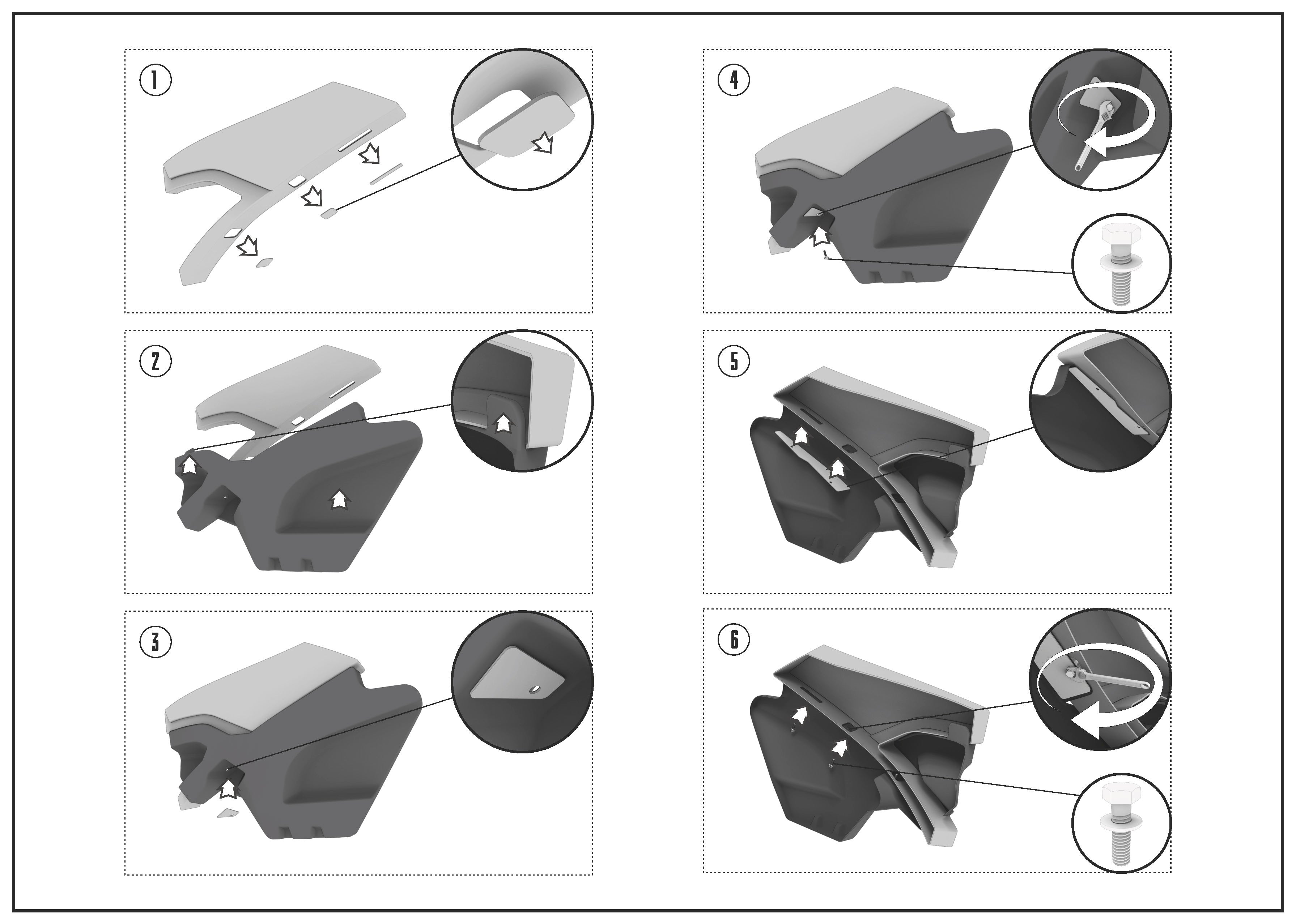 CFMOTO Z1000 Side Doors Set