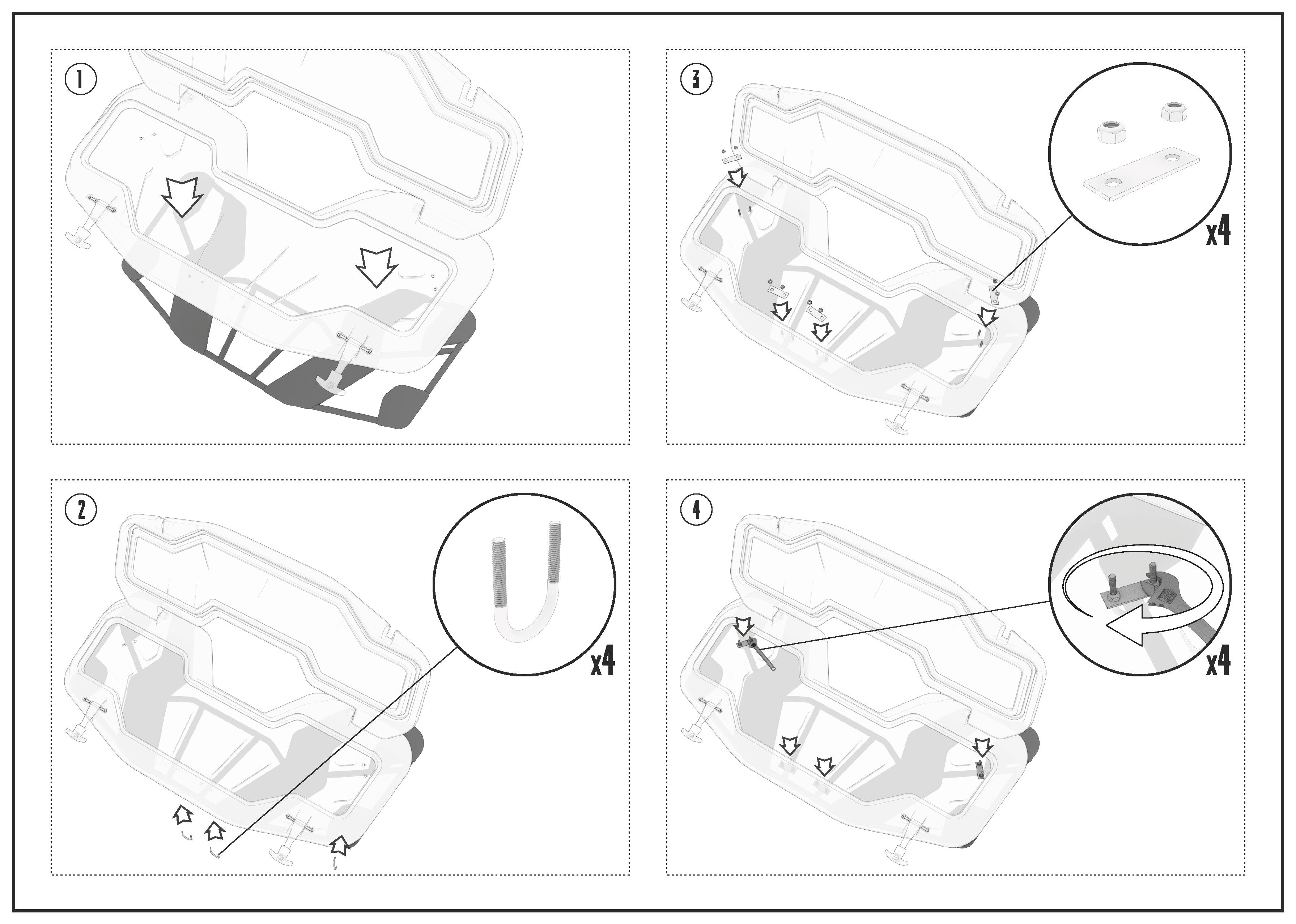 Front Box for CFMOTO CFORCE 400 / 450