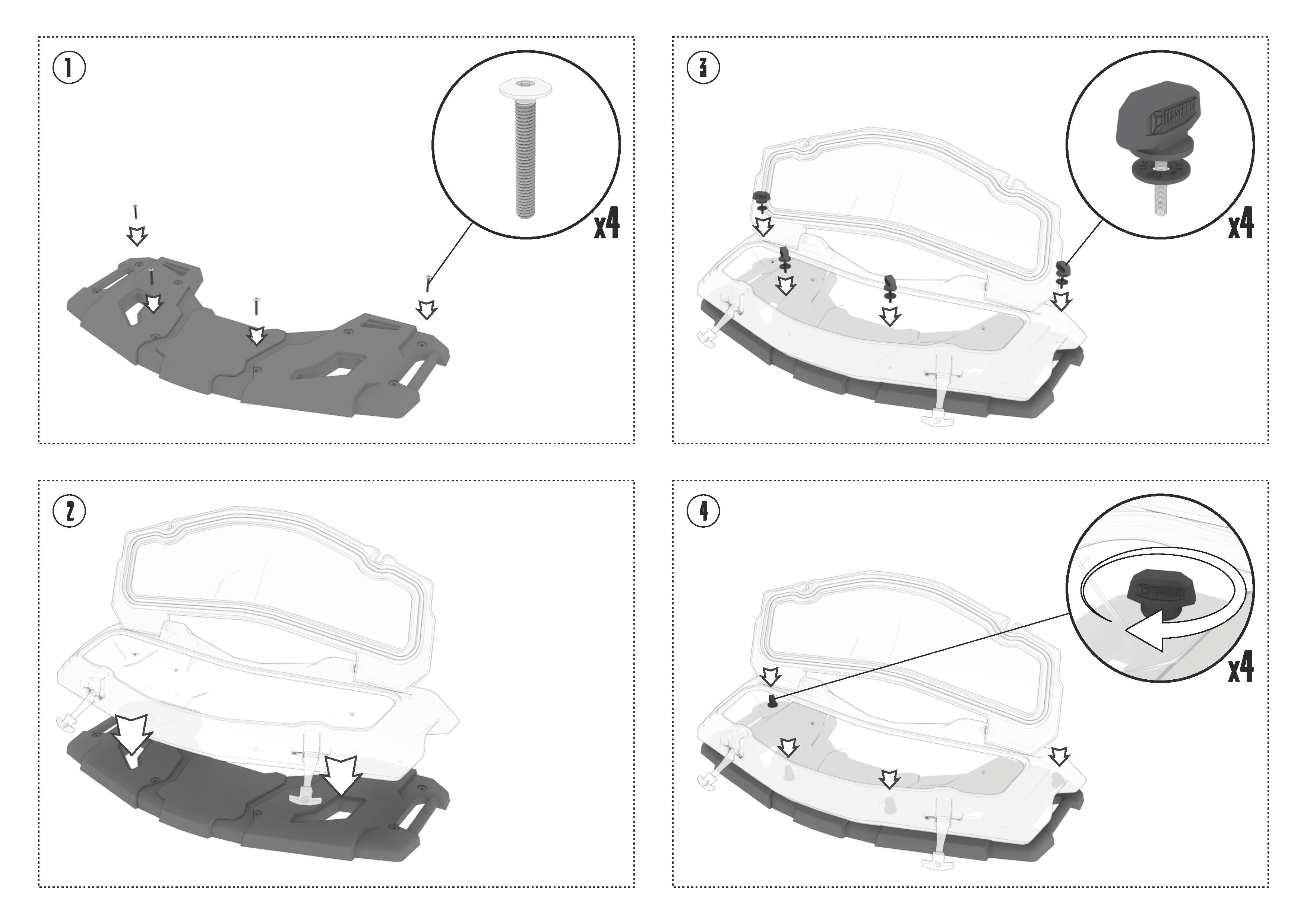 Front ATV Box for Loncin X-Wolf 700