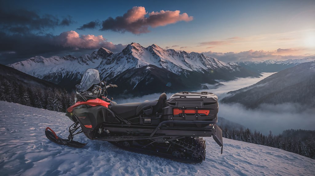 Snowmobile Cargo Box for BRP Ski-Doo Expedition & Lynx Commander – 140L Capacity