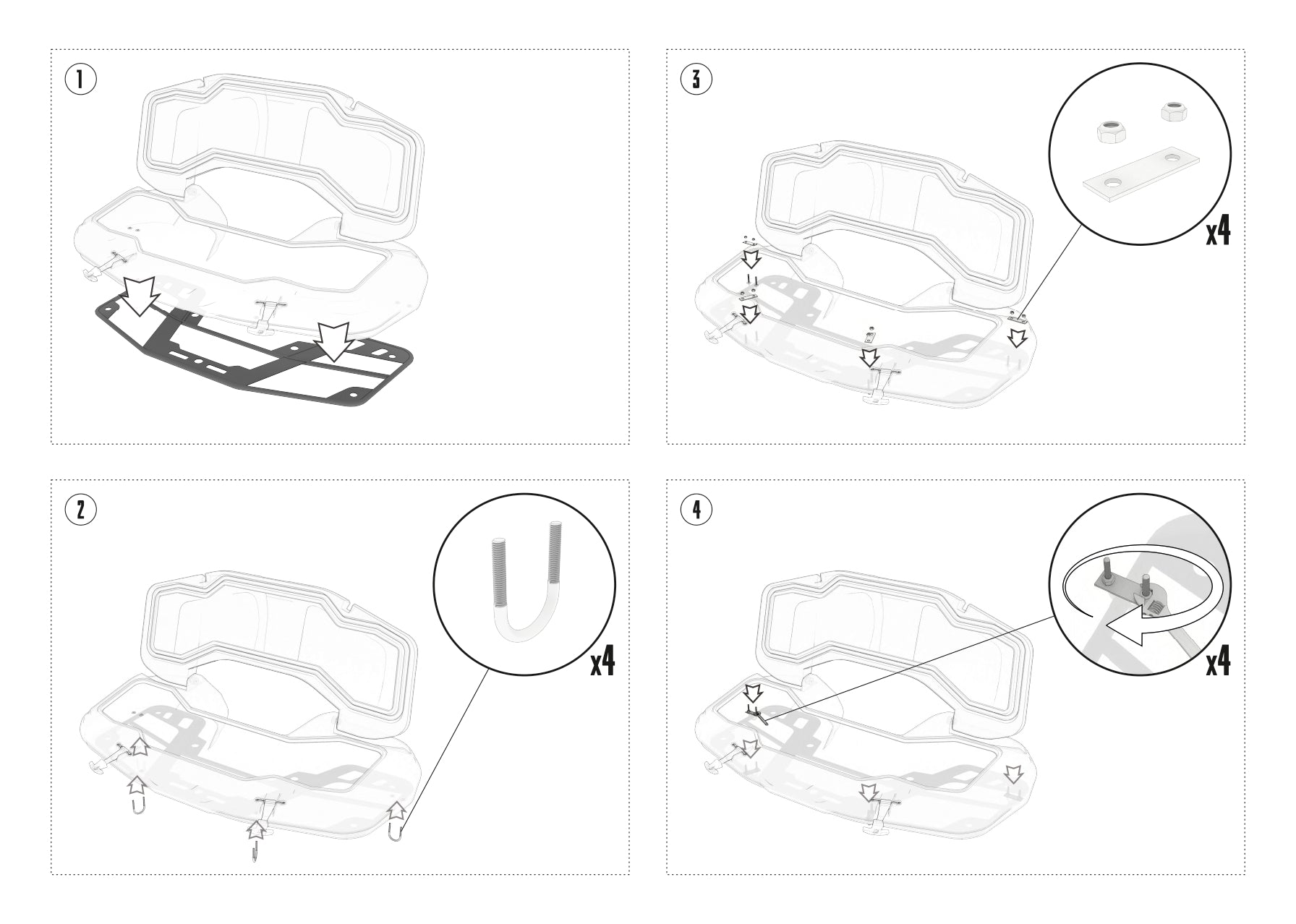 Front ATV Box for Loncin Xwolf 550