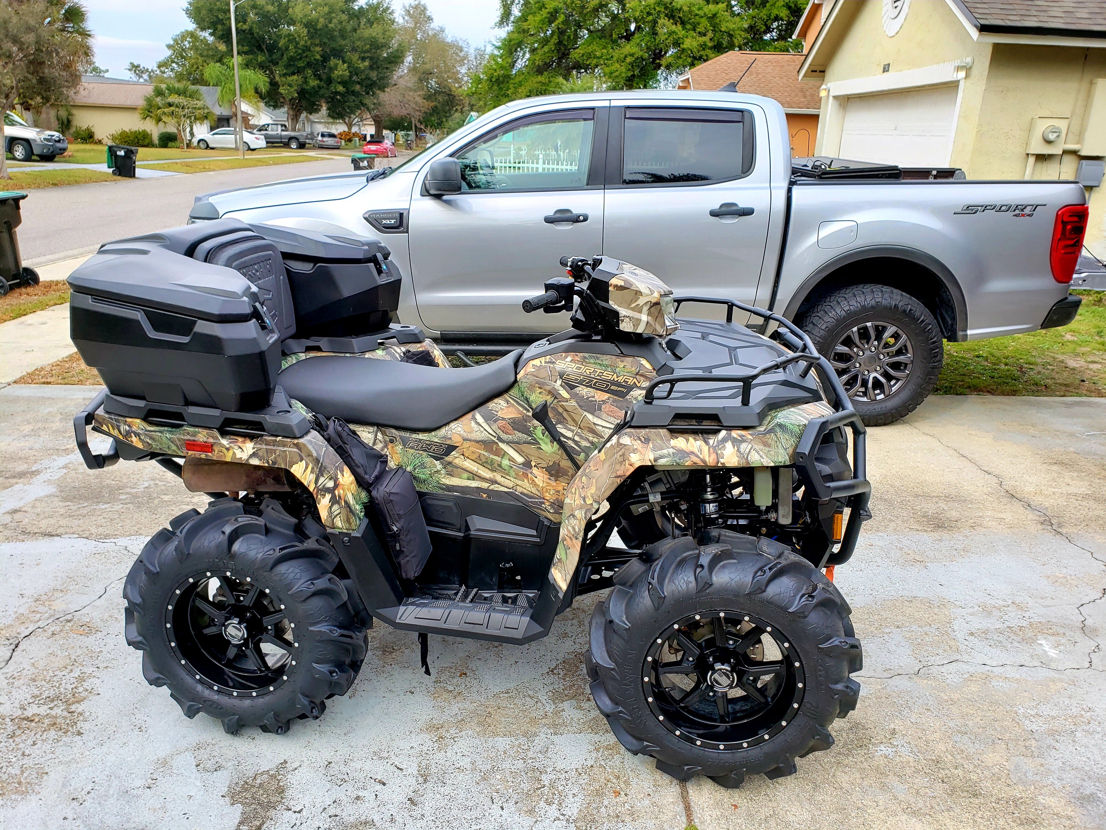 Rear ATV Box for Polaris Sportsman XP 450/570
