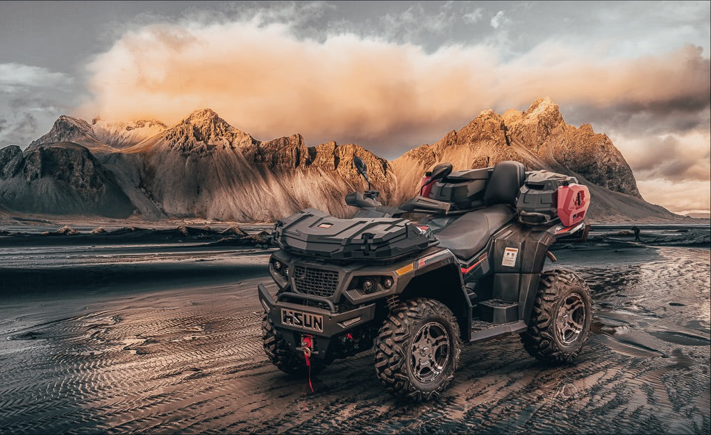 Hisun ATV Front &amp; Rear Boxes and Gas Cans