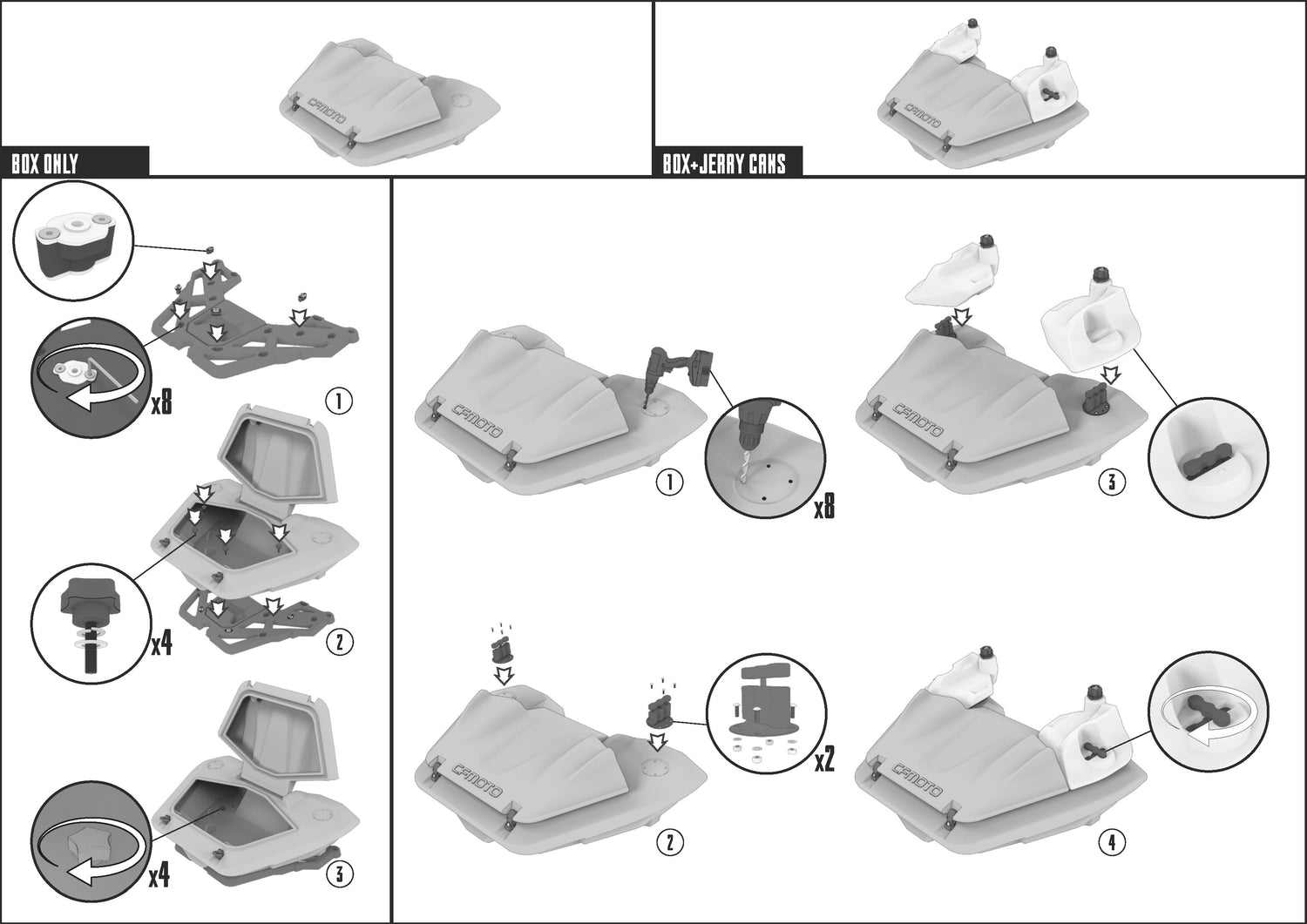 Jerry Can for CFMOTO ZFORCE 1000 / Z950 – 5.8L