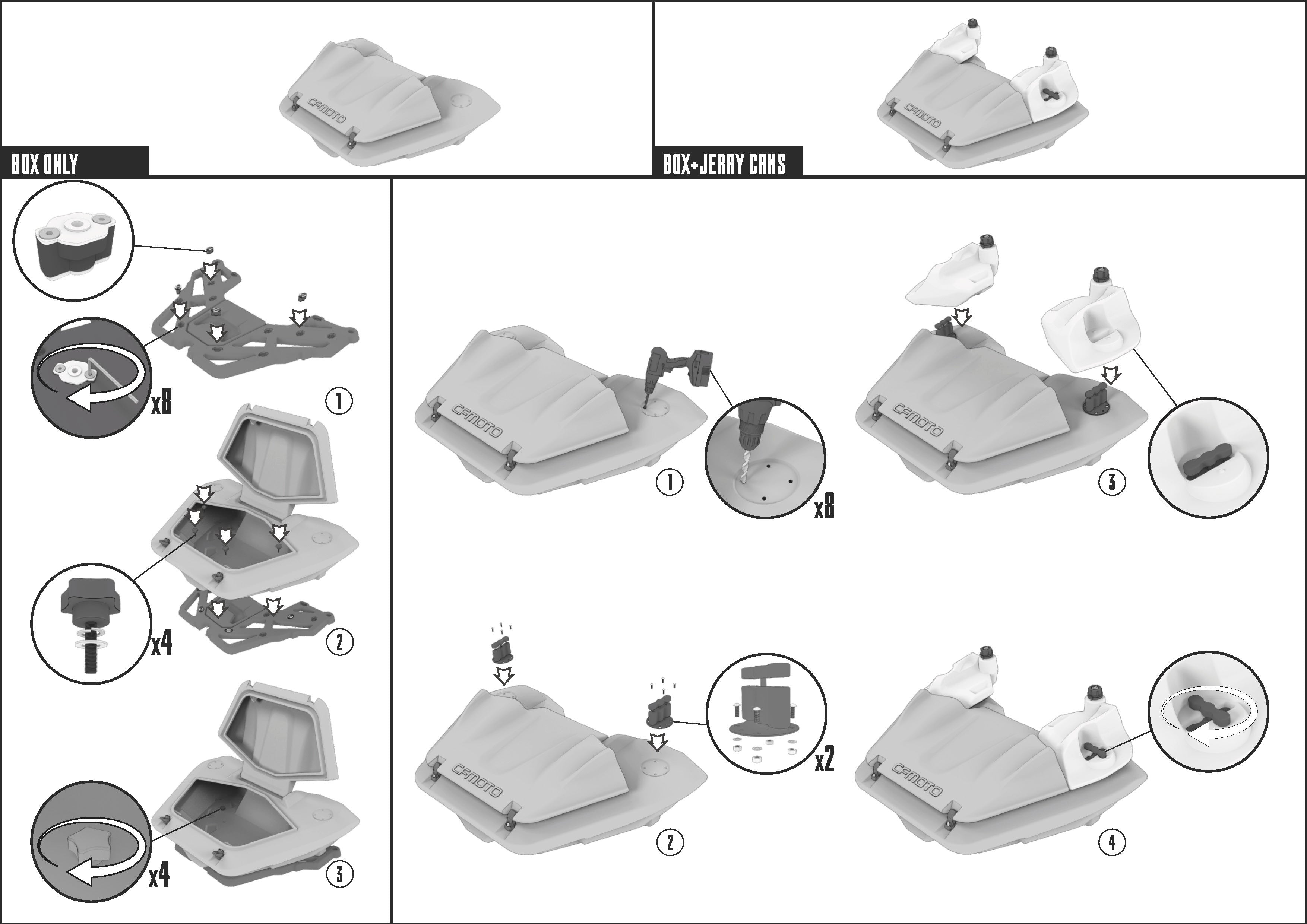 Jerry Can for CFMOTO ZFORCE 1000 / Z950 – 5.8L