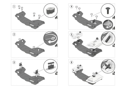 Front Jerry Cans for CFMOTO CFORCE 800/1000 (2024) – 2×6L Set (Left &amp; Right)